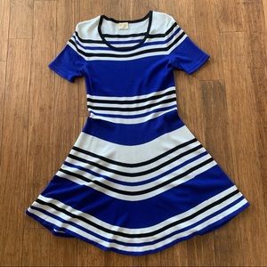 Torn by Ronny Kobo Striped Mini Dress - Size L
